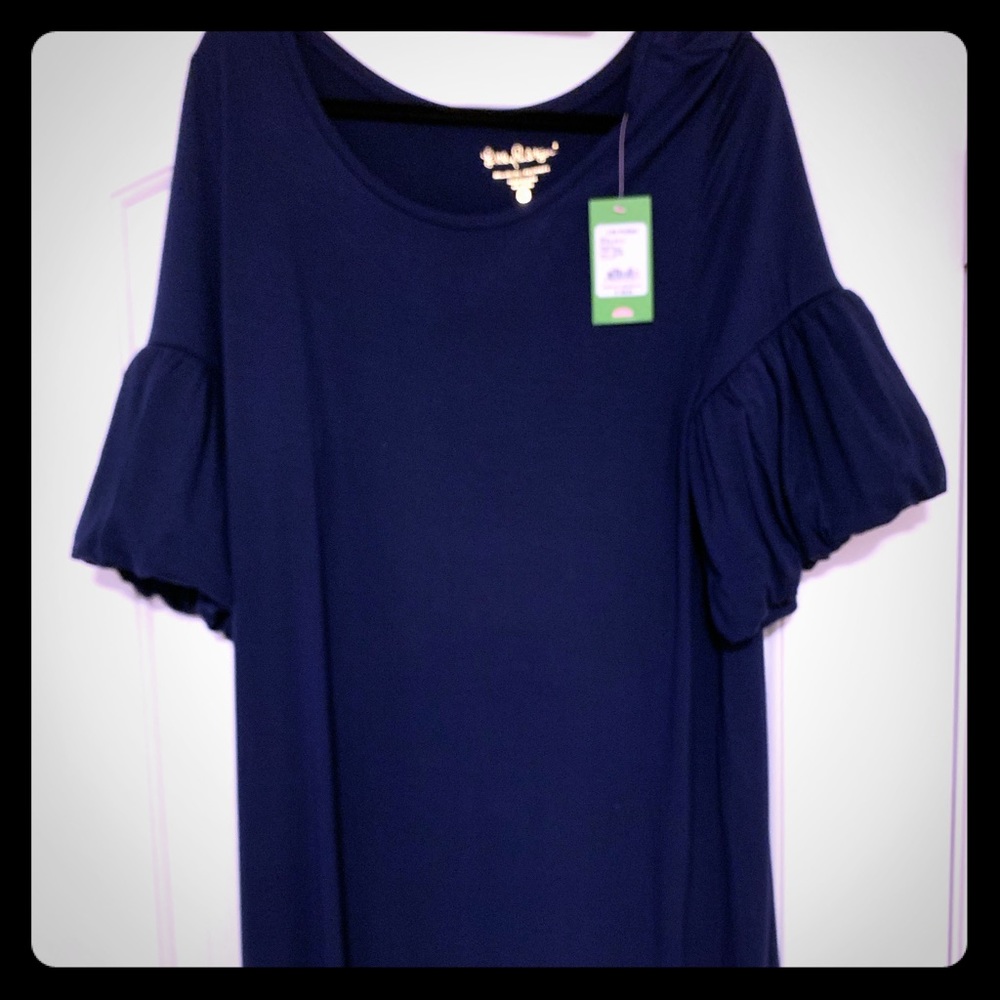 NWT Lilly Pulitzer Lindell. true navy. Size XL